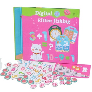 Libro Educativo in Legno 3 in <span class=keywords><strong>1</strong></span> per Bambini, Gioco Puzzle Montessori con Numeri e Lettere, Strumento Cognitivo per l'Apprendimento da <span class=keywords><strong>1</strong></span> a 7 Anni - Product Image 1