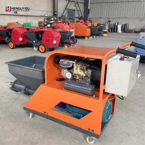 Pulvérisateur de mortier haute performance 4KW 7.5KW 9KW, machine à projeter le plâtre mural avec trémie de 100L - Product Image 4