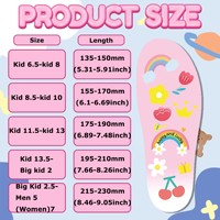 Semelles de suivi à motif floral mignon pour enfants et personnes âgées, compatibles avec le support d'étui Apple AirTag, inserts de suivi pour chaussures