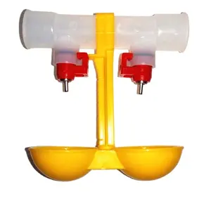 China factory price nipple drinker poultry nipple drinker with double cup