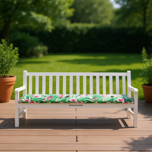 Coussin de banc de jardin 78,7 x 19,7 x 2,8 pouces, motif floral, résistant à l'eau, amovible, lavable, toutes saisons - Product Image 2