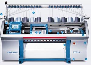 Machine à tricoter d'occasion CMS420E E16 STOLL - Product Image 3