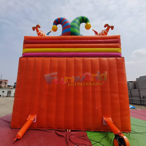 Château gonflable géant en PVC pour enfants, toboggan commercial double piste, château gonflable de cirque pour intérieur/extérieur - Product Image 5