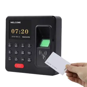 Perangkat lunak gratis sidik jari dan kontrol akses kartu perangkat perekam waktu kehadiran dengan harga pabrik