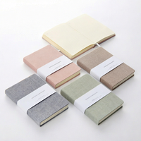 Carnet à couverture en cuir imprimé personnalisé, carnet à grille, carnet carré pour étudiant, carnet portable, agenda vierge et carnet de croquis