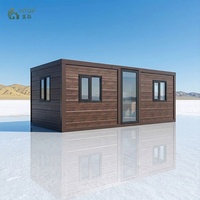 Maison préfabriquée modulaire de luxe moderne, mini-villa portable, maison conteneur extensible, maison préfabriquée en acier empilable de qualité, 10 pieds