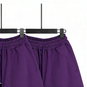 Pantalones Cortos Casuales de Algodón Grueso de 220 g/m² para Hombre, Talla Grande, con Estampado Floral, Transpirables, Estilo Urbano, Cintura Elástica con Cordón - Product Image 6