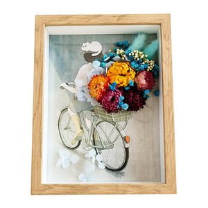 Cadre photo creux pour la Fête <span class=keywords><strong>des</strong></span> Mères, kit de matériaux DIY pour fleurs séchées, ornements, cadre photo, activités créatives, ensemble cadeau fait main - Product Image 5