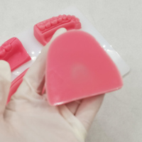 Kit de pratique de suture dentaire avec coussin d'entraînement en silicone pour la gencive - Modèle réaliste de simulation de chirurgie buccale et de parodontite pour les étudiants