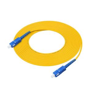 Cable de Fibra Óptica Monomodo de un Solo Núcleo con Conector SC LC FC ST 1310nm 1550nm Grado Telecomunicaciones - Product Image 1