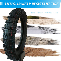 Pneus de moto personnalisés en usine 120/100-18 XY-1629G, pneus de motocross blindés contre les chocs pour les rallyes trans-continentaux