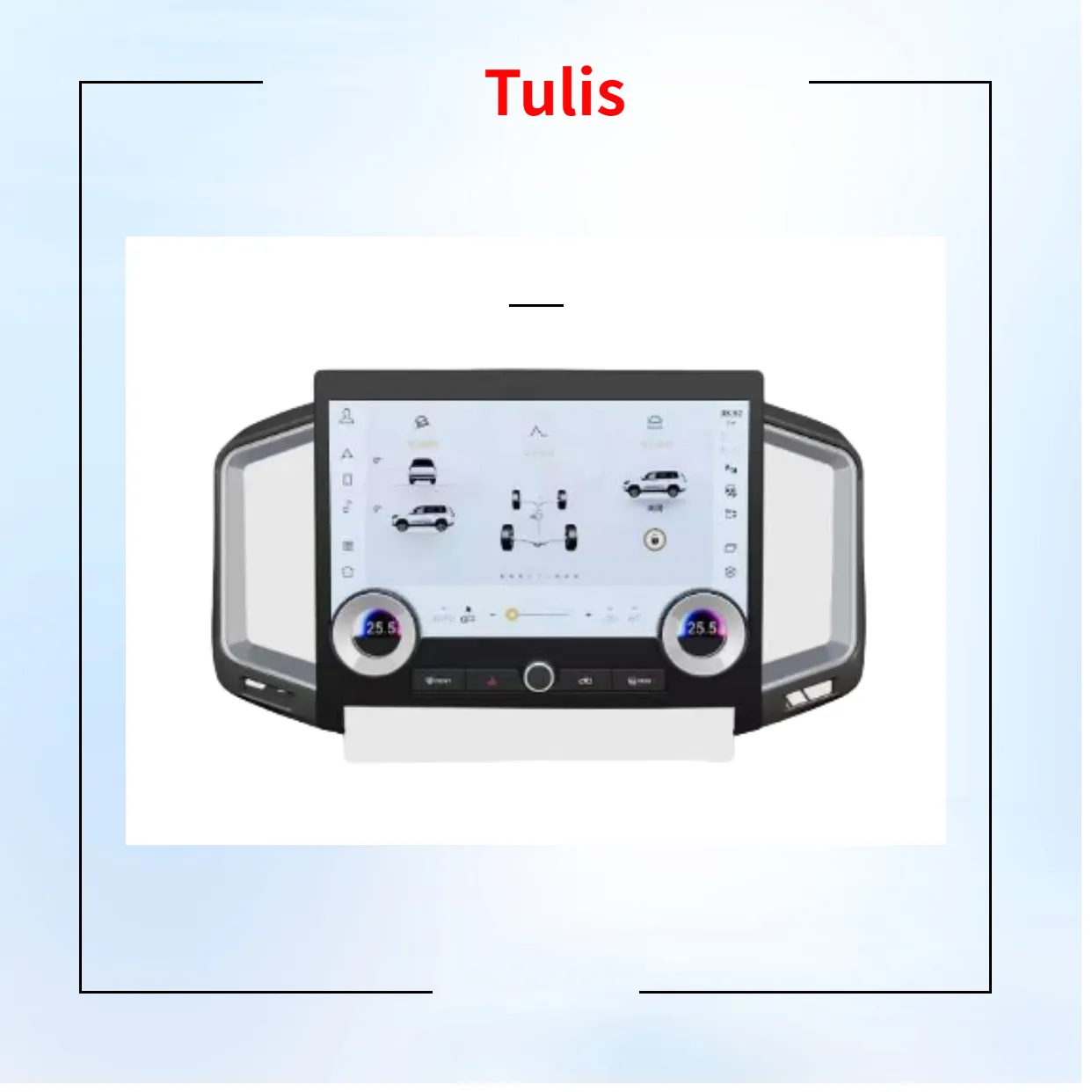 Tulis 11.6 inch Android Car Stereo Multimedia for Toyota Land Cruiser 2016-2021 GPS Navigation Carplay DVD Player