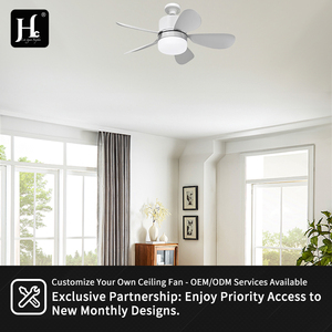 85-265 volts modern E27 base DC motor with 5 blades LED <b>ceiling</b> fan <b>light</b>, equipped with <b>remote</b> <b>control</b>, suitable for home - Product Image 5
