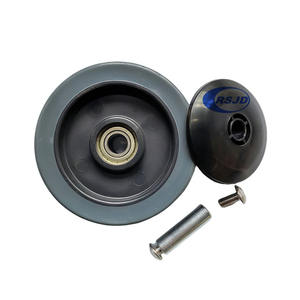 125mm 4,92 "Durchmesser TPU Flughafen gepäckwagen Rollen rollen rad - Product Image 3