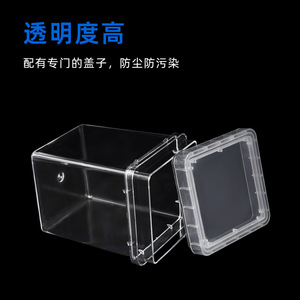 Plastic Square Tissue Culture Bottle With Lid Large 120x120x120 Reusable For Lab Use - Product Image 4