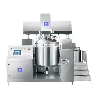 Mezclador cosmético máquina mezcladora, crema/loción vacío homogeneizador elevación hidráulica pequeño emulsionante
