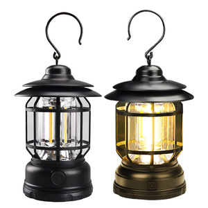 Camping <b>Lantern</b> Led Light Portable Outdoor Hanging <b>Lamp</b> For Tent Camping With Switch Control Plastic Body - Product Image 1