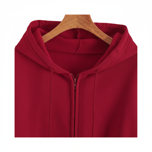 Sweat à capuche vierge à fermeture éclair pour femmes Pull à capuche imprimé avec personnalisation complète pour les femmes Zip-up - Product Image 1