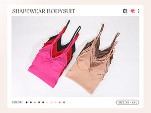 Hexin Atacado Cor Personalizada Emagrecimento Seamless Body Shaper Tummy Control Shaper <span class=keywords><strong>Bodysuit</strong></span> Shapewear para As Mulheres - Product Image 4