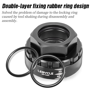 Herramienta de Extracción e Instalación de Plato de Bicicleta LEBYCLE, Herramienta de Montaje Directo para <span class=keywords><strong>Shimano</strong></span> M6100 M7100 <span class=keywords><strong>M8100</strong></span> M9100 - Product Image 3
