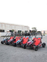 Kart tout-terrain familial personnalisé, deux places, à essence, 125cc, moteur à refroidissement par air, pour la montagne et la plage