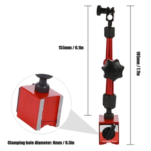 Indicador de Dial Soporte magnético Calibre de orificio de Dial Base de soporte magnético Micrómetro Herramientas de medida Indicador de tipo de hora <span class=keywords><strong>Reloj</strong></span> comparador - Product Image 5