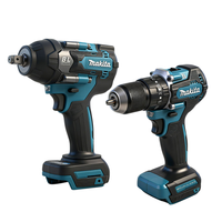 Juego de Herramientas Eléctricas Makita de 18V y 13 Piezas, Adecuado para Reparaciones Automotrices, Construcción y Bricolaje, Juego de Herramientas Eléctricas Inalámbricas sin Escobillas