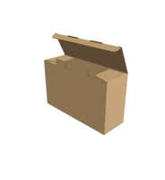 Luxuriöse Lebensmittelgeeignete Doppelverschluss-Klapptaschenbox mit 3-fach Verstärktem Boden und Robuster Struktur aus Wellpappe