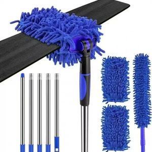 Plumeau en microfibre chenille pour le nettoyage des ventilateurs de plafond, best-seller, avec manche télescopique en fer, pour la maison et la voiture - Product Image 1