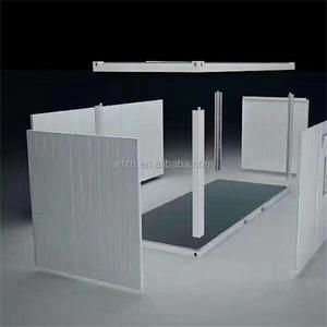 Prefabricated China Low-cost Steel Modern Fire Resistant Flat Packaging Mobile Modular Container <b>House</b> Frame - Product Image 5