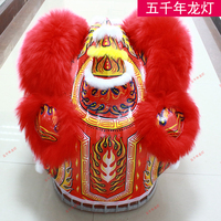 Costume de lion chinois lumineux LED pour spectacle, tenue de performance de lion du Sud, danse du dragon et du lion de Foshan, provenance Chine