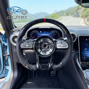 AMG Style Forged Pattern Carbon Fiber <b>Steering</b> <b>Wheel</b> <b>for</b> W204 W205 W212 W213 W217 W218 C200 Perforated Leather - Product Image 1