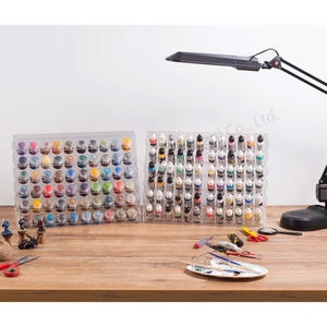 प्लाईडोलेक्स 60 छेद सिटाडेल पेंट अन्य दीवार माउंट पेंट रैक एक्रिलिक पेंट भंडारण आयोजक - Product Image 6