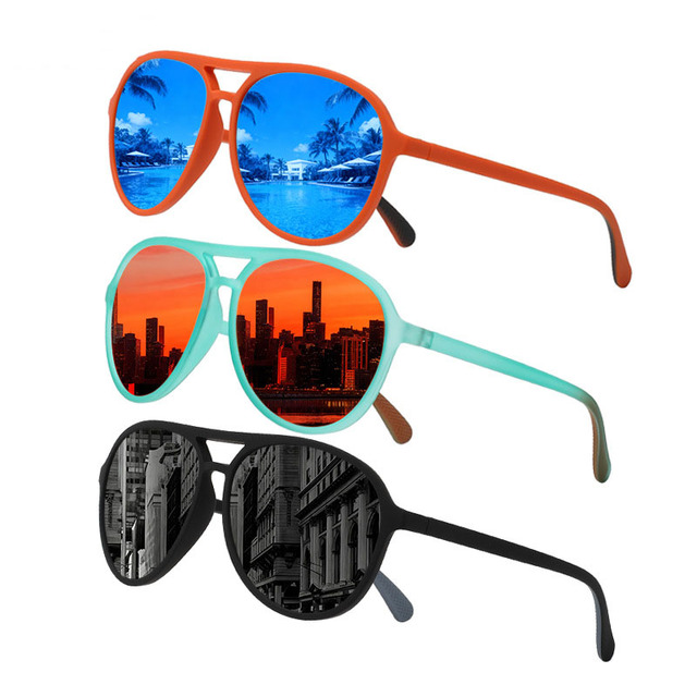 UV400 Protection Full Frame for Cycling Sports Glasses Outdoor Daily Casual Polarized Sunglasses