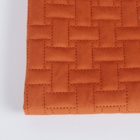 Tissu d'ameublement en velours gaufré à ultrasons 100 % polyester pour canapés, imperméable, technique tricotée douce, pour sacs d'oreiller - Vente en gros