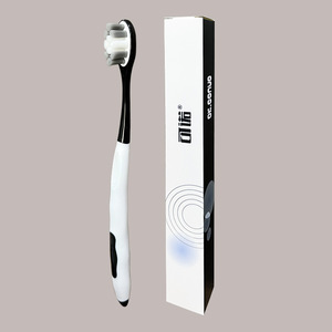 Cepillo de dientes de alta calidad para adultos, de mango único, con diez mil cerdas suaves, diseño de empalme blanco, en caja, para uso doméstico. - Product Image 6