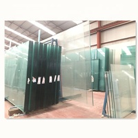 Verre flotté trempé pour la construction de maisons, fenêtres, portes, gymnases, rampes d'escalier, murs-rideaux