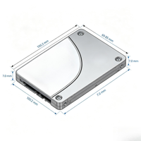 SSD d'entreprise DC S3520 2,5'' SATA 6 Gbit/s MLC, disque SSD 240 Go, 480 Go, 800 Go, 960 Go, 1,2 To, 1,6 To pour stockage serveur