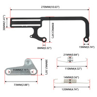 Kit de support de câble d'accélérateur 304147, matériel de montage en alliage d'aluminium pour la réparation de la transmission GM700R4