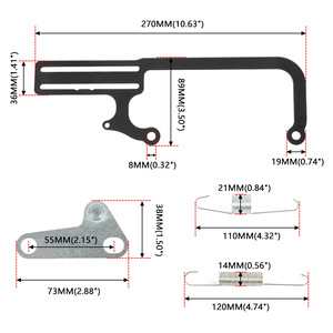 <b>Throttle</b> <b>Cable</b> Bracket Kit 304147 Aluminum Alloy Mounting Hardware for GM700R4 Transmission Repair - Product Image 2