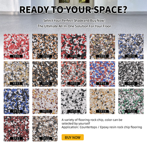 Color Flakes Epoxy Two Part Water-based Durable Surface <b>Floor</b> Coating Kit with Rich Color and Customized Options - Product Image 6