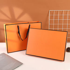 Vendita all'ingrosso semplice grande pigiama rettangolare e sciarpe di seta scatola di imballaggio con coperchio superiore e inferiore scatola regalo di carta per abiti - Product Image 6