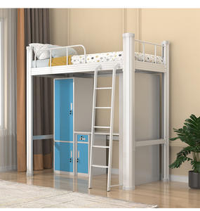 Ensemble de lits de dortoir en métal sur mesure avec un design moderne pour les étudiants, à utiliser dans la <span class=keywords><strong>chambre</strong></span> et l'appartement - Product Image 3