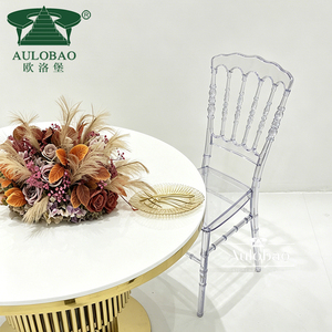 <b>Clear</b> Transparent <b>Resin</b> Chiavari Plastic Wedding Chair Wholesale Phoenix Napoleon Chair - Product Image 2