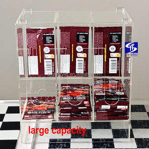 Distributeur empilable en acrylique transparent SYP pour les paquets de cartes Pokémon SWORD and SHIELD TCG, présentoir en acrylique pour les paquets de cartes Pokémon - Product Image 4