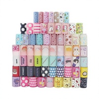 Rouleaux et tubes à cheveux auto-adhésifs en nylon et plastique, motifs aléatoires, formes et tailles variées, approvisionnement direct Chine