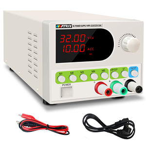 Alimentation électrique CC à commutation MATRIX MPS-3210 32V 10A 300W, alimentation électrique CC de laboratoire réglable avec bouton d'activation/désactivation - Product Image 2