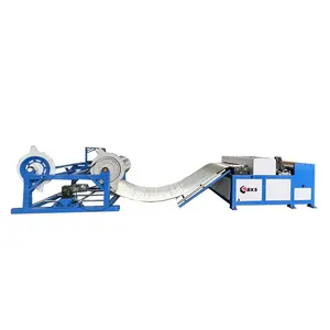 Auto Square Duct Production Line 3 Ventilating Rectangular Pipe Making Machine