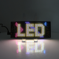 5V LED Flexible écran d'affichage Devil Eye phares Modes personnalisés défilement texte motif Animation LED signes pour voitures camions