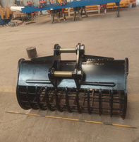 Bucket Saringan Riddle Sieve 1000mm untuk Excavator Mini Zoomlion ZE55GU, Merk RSBM